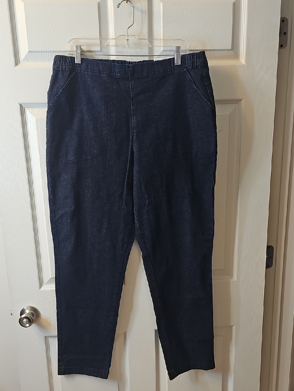 NWT Croft & barrow Navy Blue Pull-On Jeans/Chinos